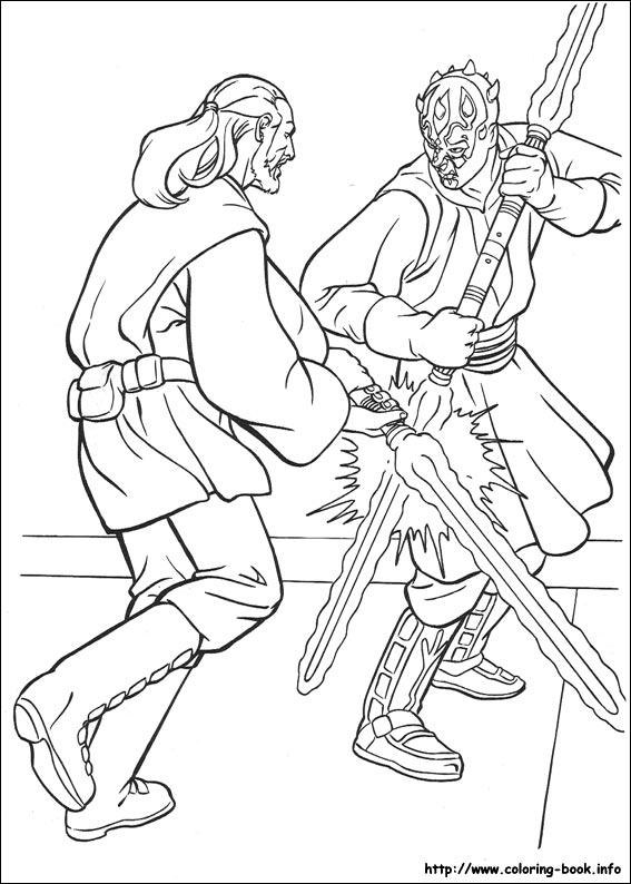 Star Wars coloring picture